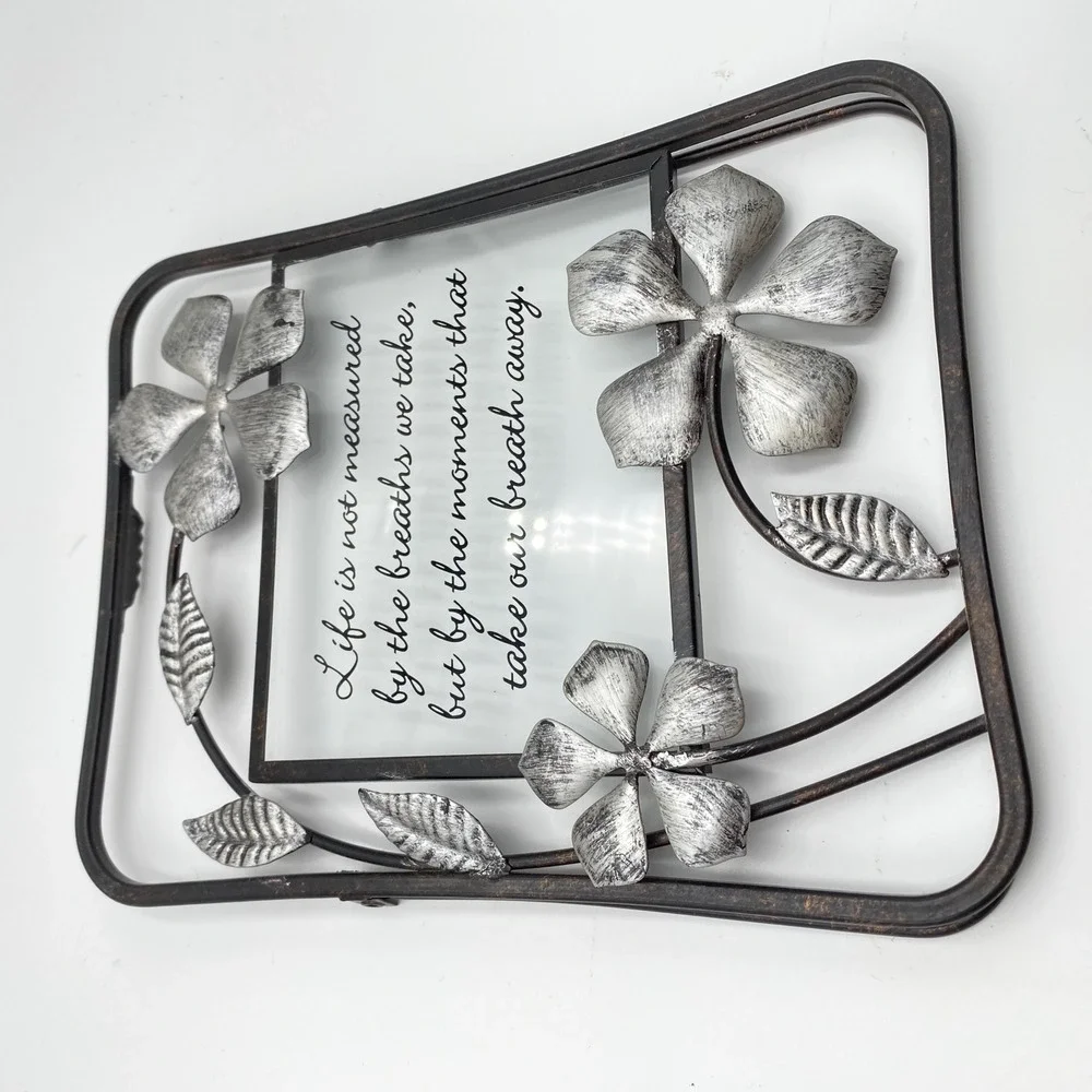Metal Floral Photo Frame 